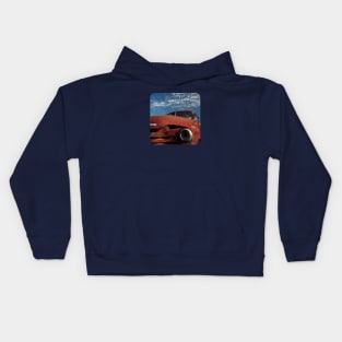 Abandoned 1950s Chevy Truck, Texas, 1991, Image 2 Kids Hoodie